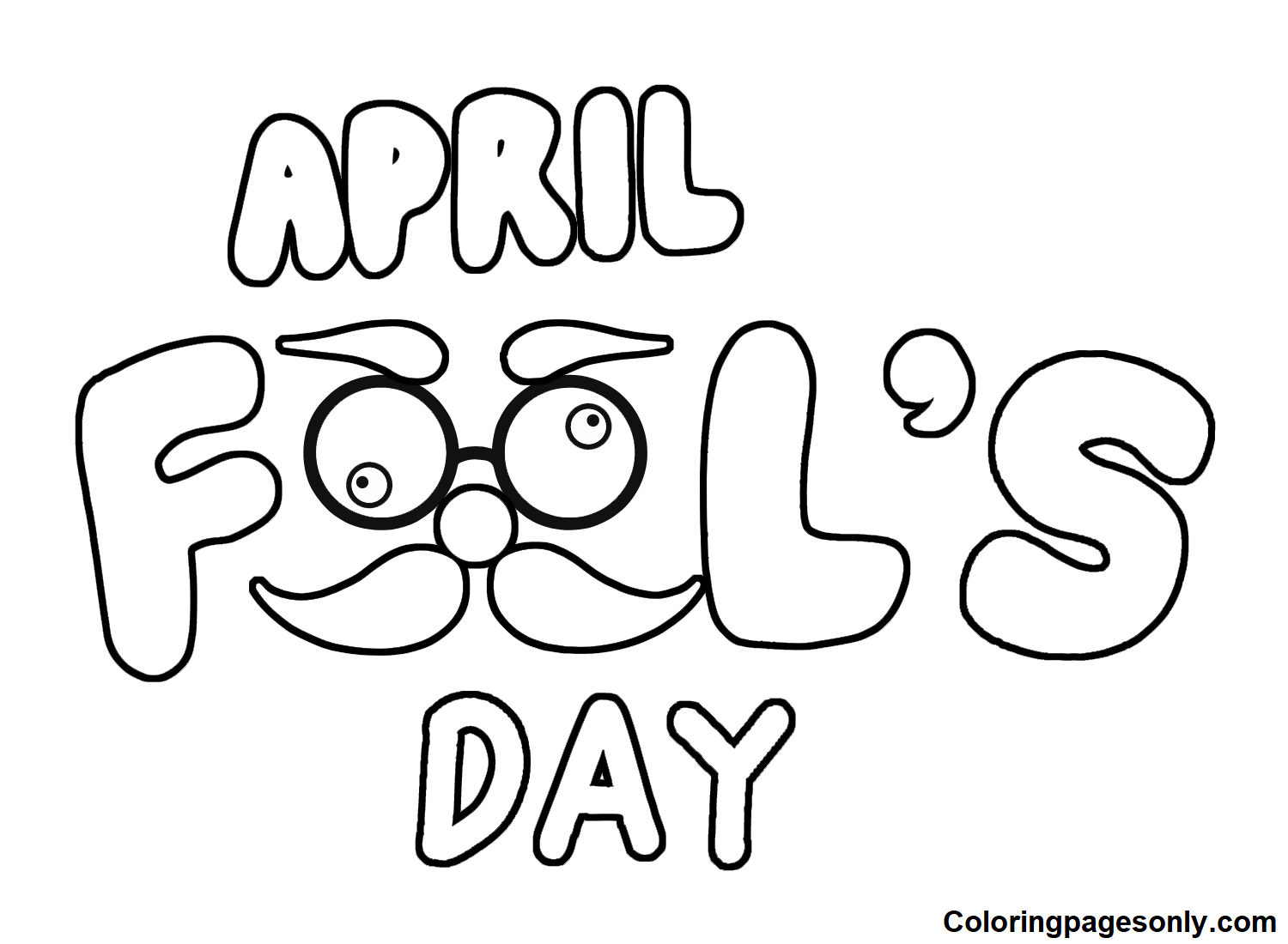 April Fools’ Day Printable Sheets Coloring Pages