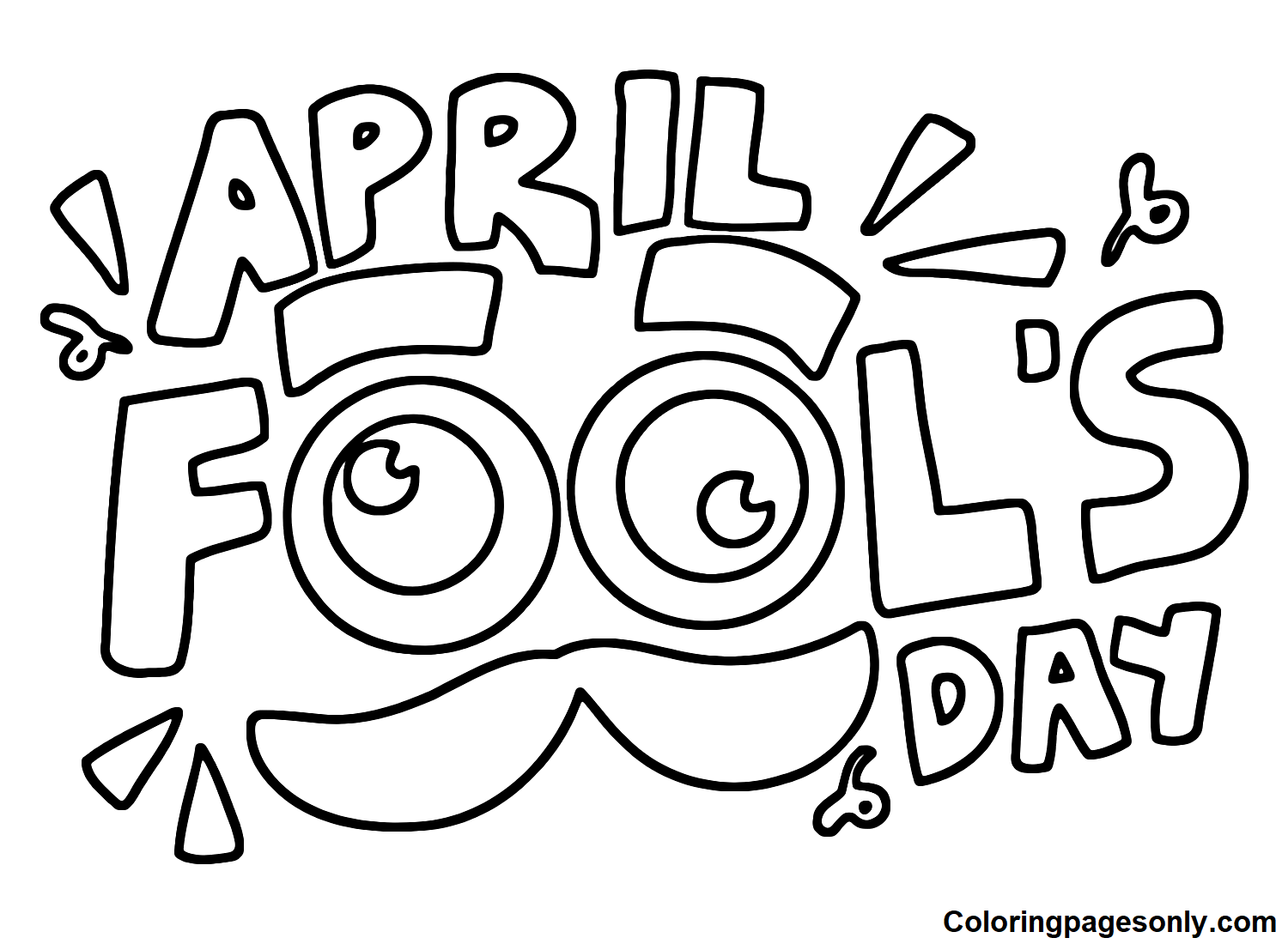April Fools’ Day for Children Coloring Pages