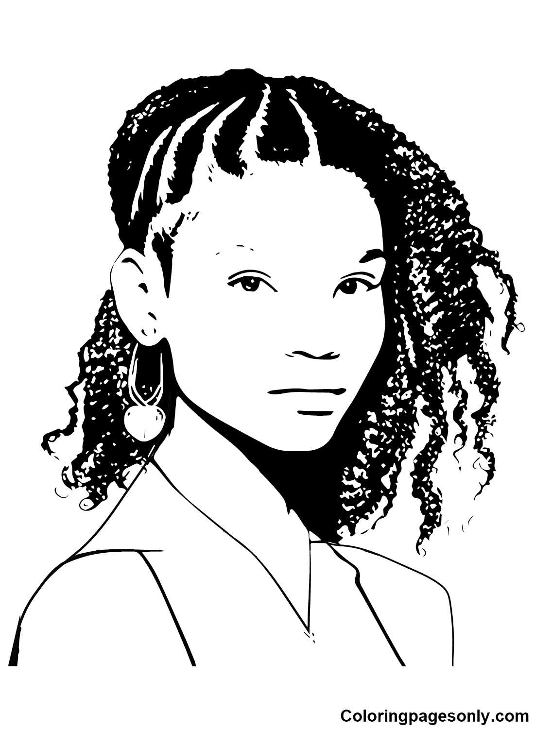 Ariel Halle Bailey Coloring Pages