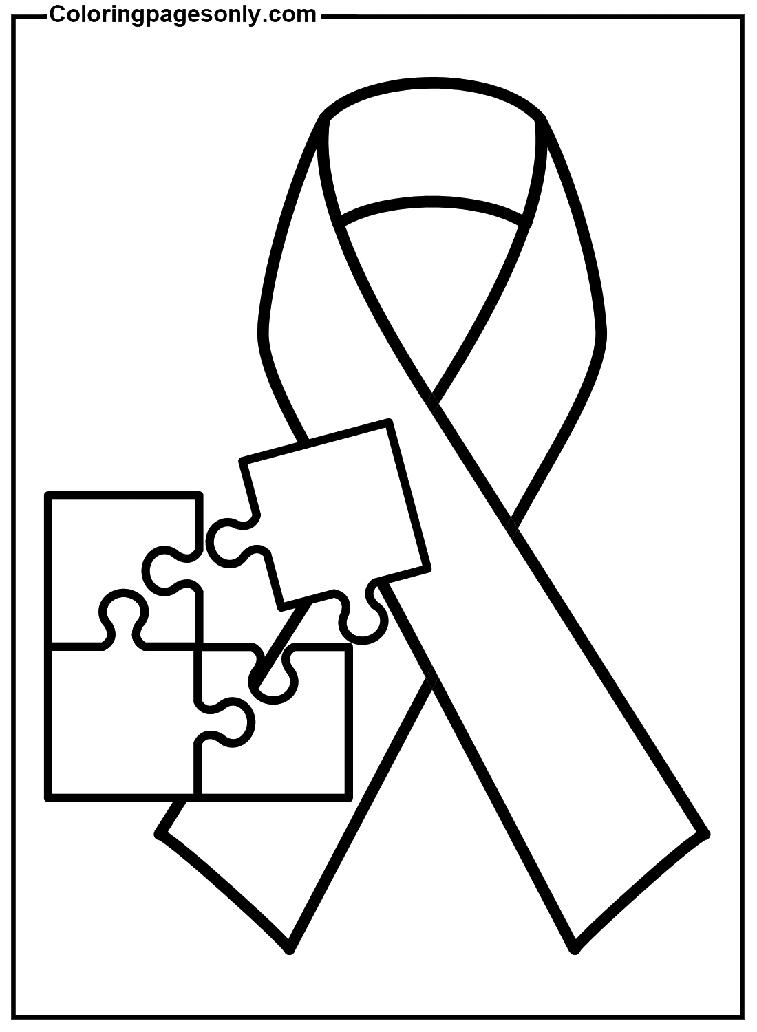 Autism Awareness Images Coloring Pages