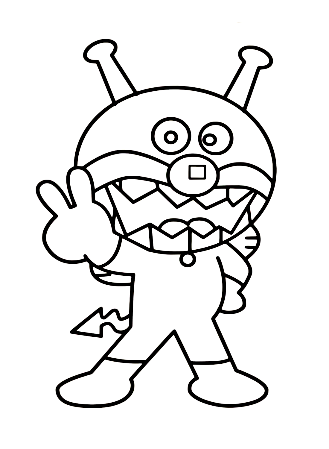Baikinman Coloring Pages