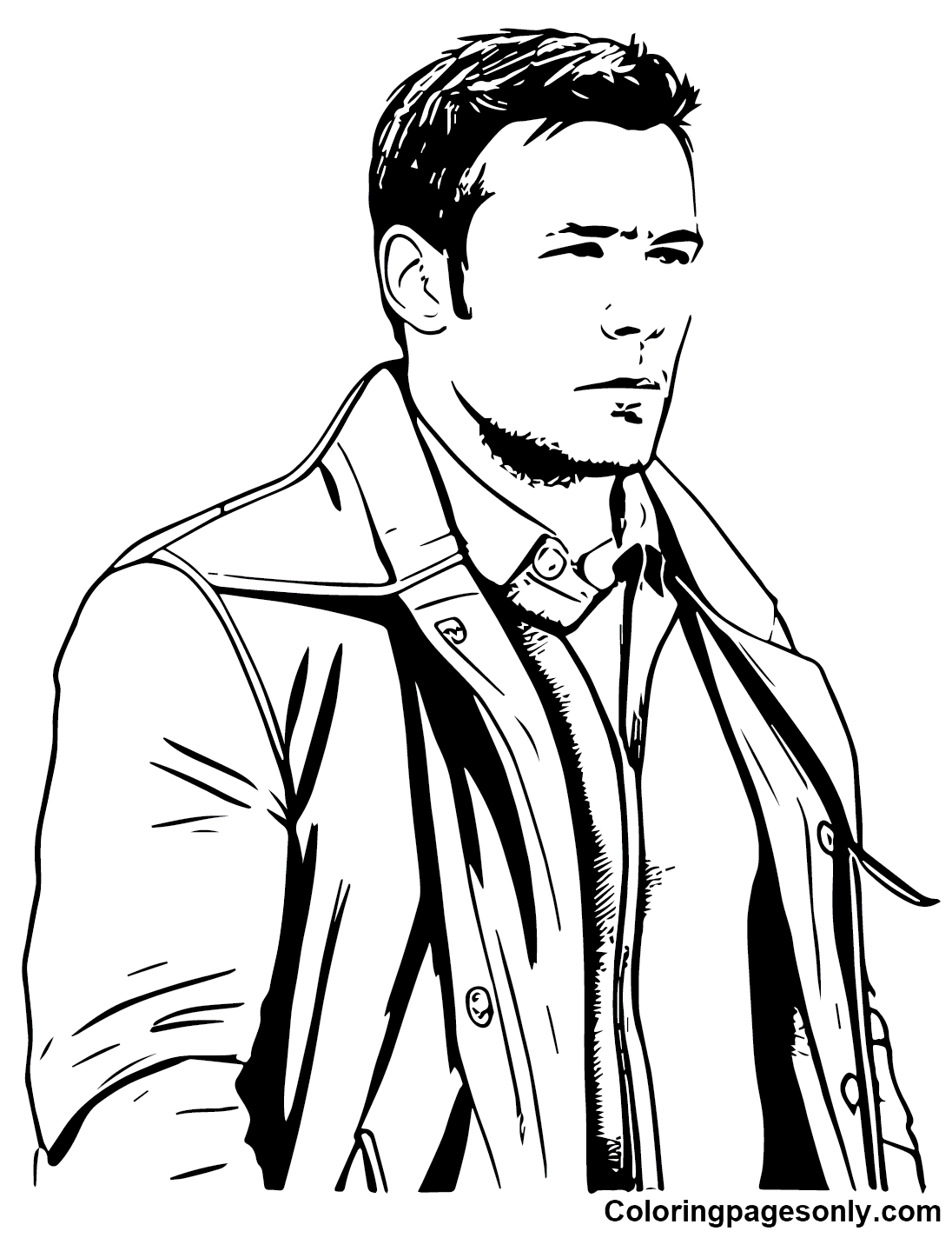 Ben Affleck color Sheets Coloring Pages
