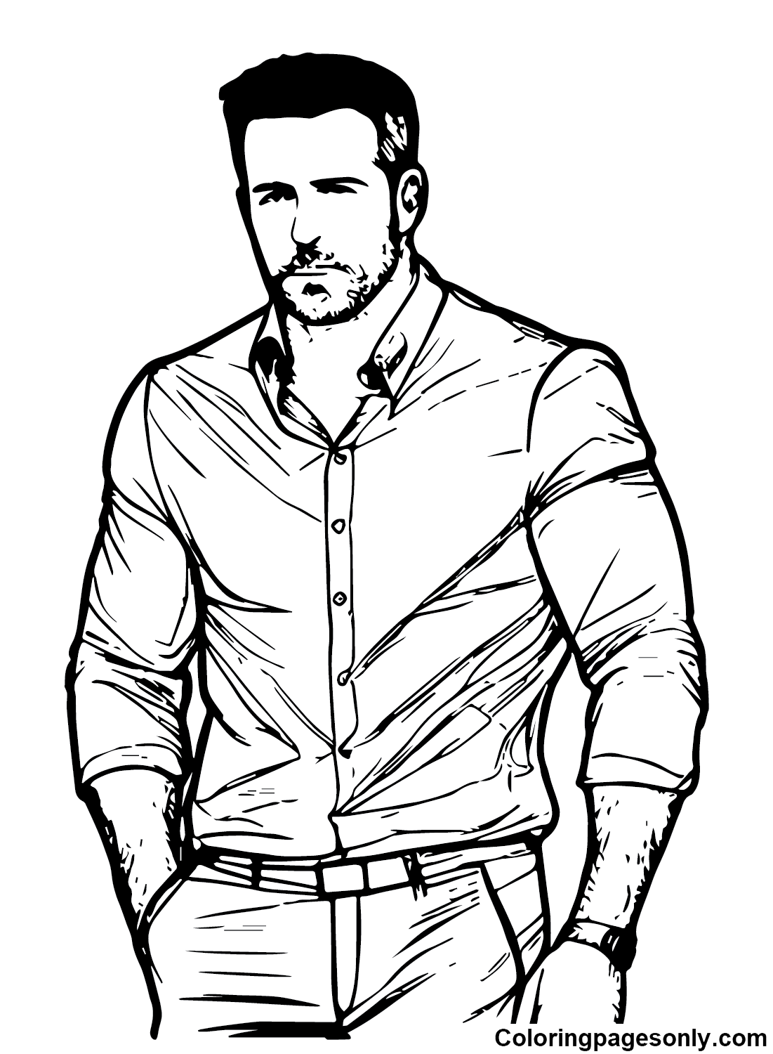Free Ben Affleck Pictures Coloring Page