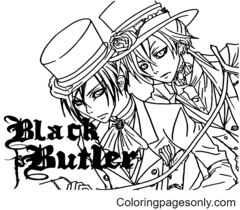 Black Butler Coloring Pages