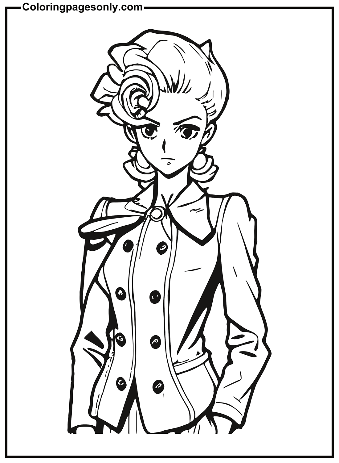 Character JoJo's Bizarre Adventure Coloring Pages