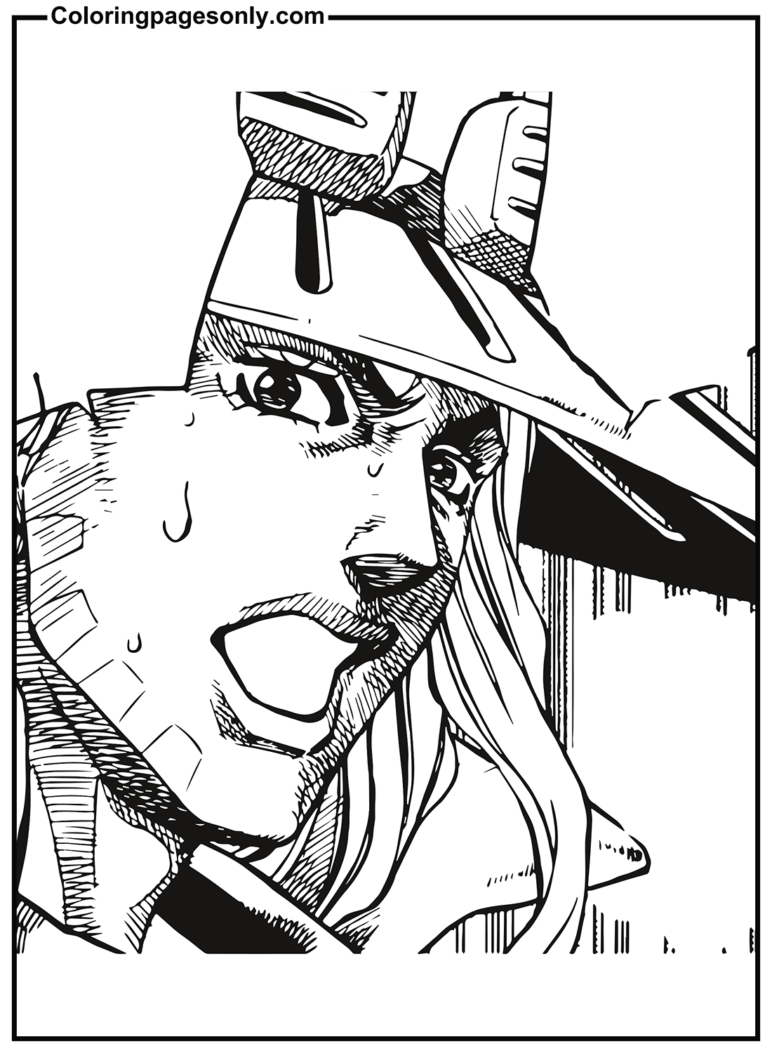 Character From JoJo's Bizarre Adventure Coloring Pages