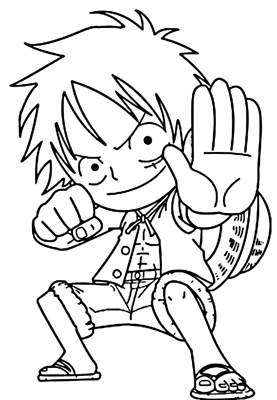 Chibi Luffy from Anime
