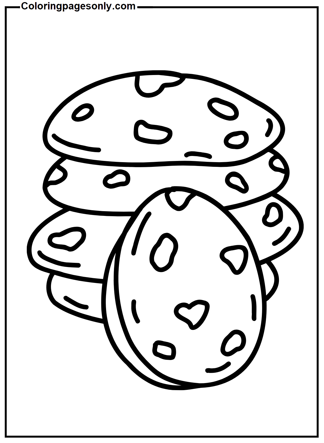 Cookie Image Coloring Pages