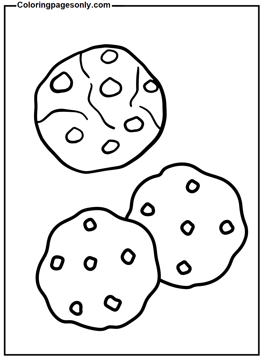 Cookie For Kids Coloring Pages