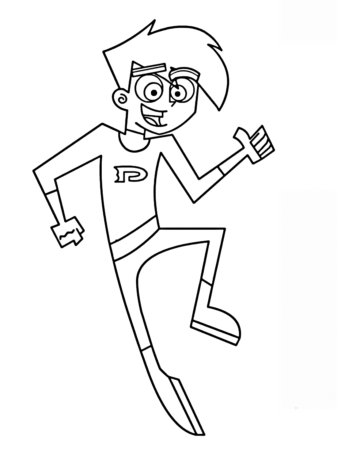 Cool Danny Phantom Coloring Pages
