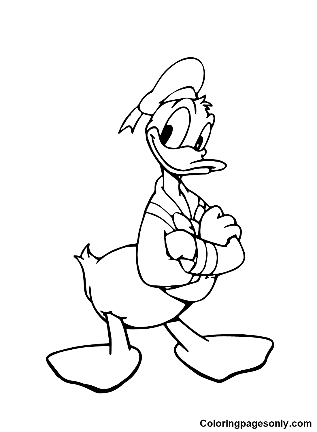 Dibujos Para Colorear Del Pato Donald De Kingdom Hearts Dibujos Para Colorear Imprimir Gratis