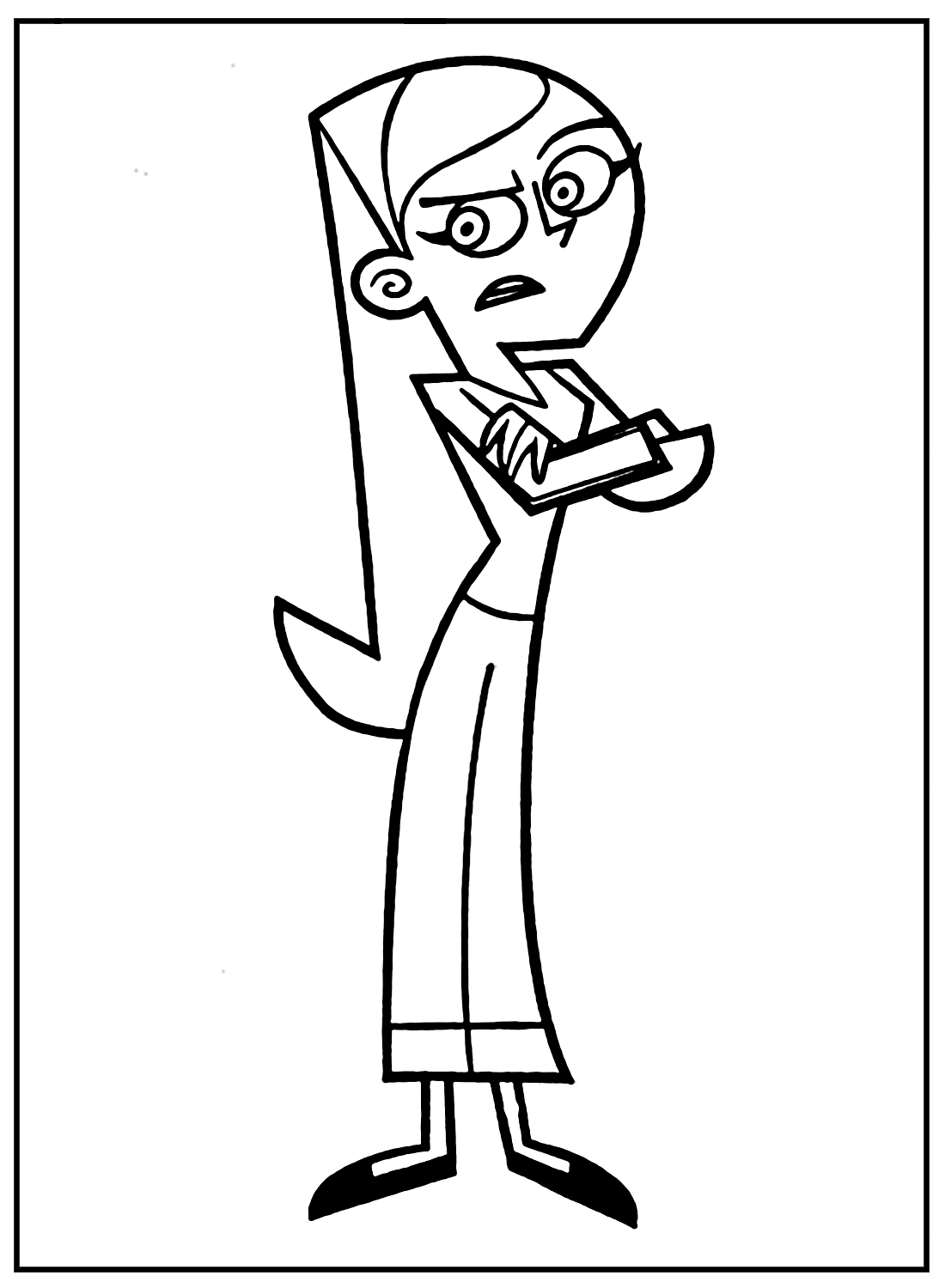 Danny Phantom Jazz Coloring Pages
