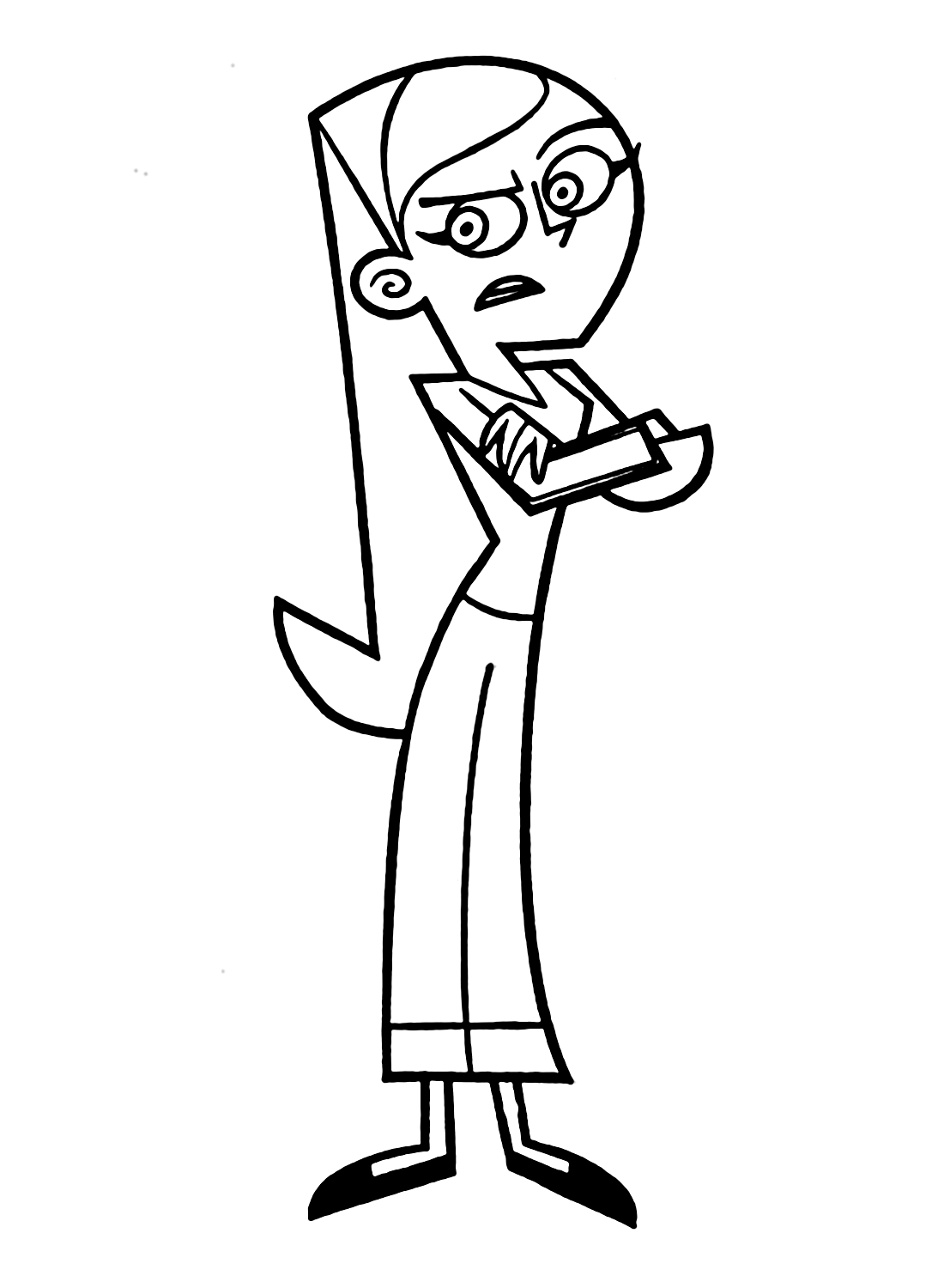 Danny Phantom Jazz Coloring Pages