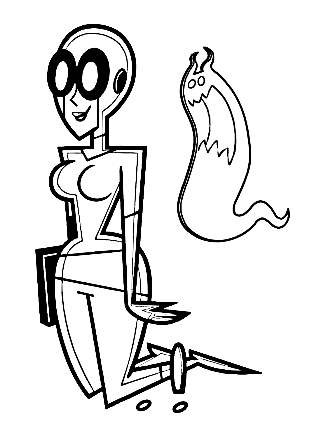 Danny Phantom Maddie Fenton Coloring Pages