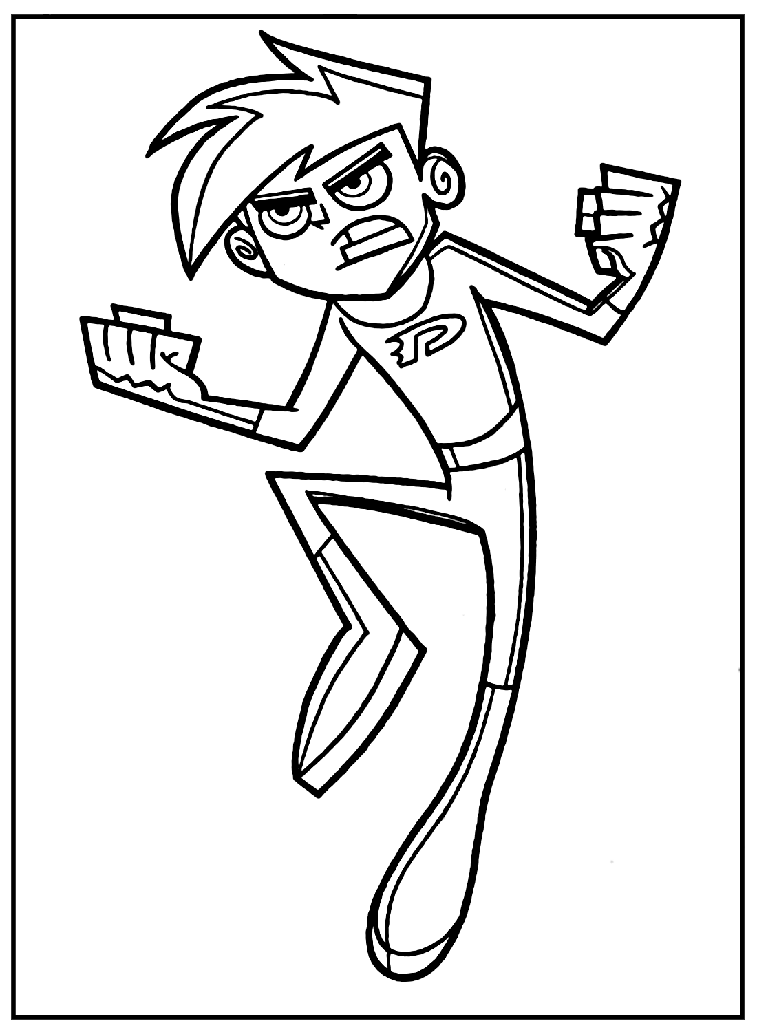 Danny Phantom Movie Coloring Pages