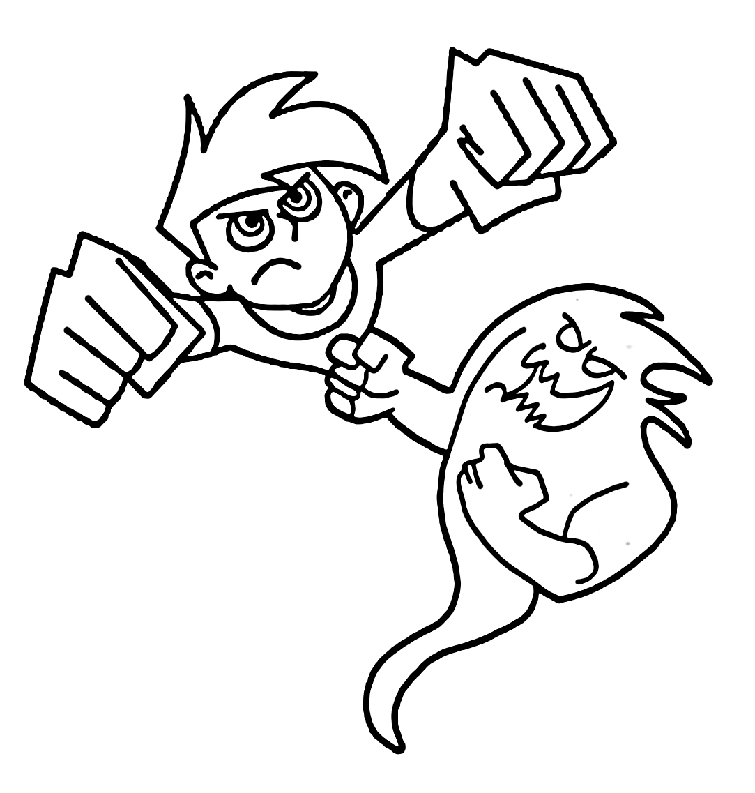 Danny Phantom and Ghost Coloring Pages