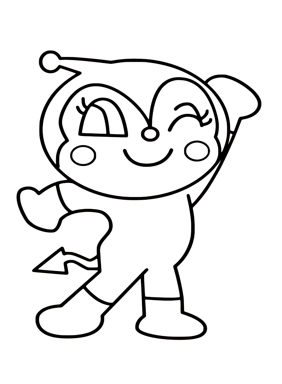Dokinchan From Anpanman Coloring Pages
