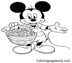 Easter Cartoon Coloring Pages