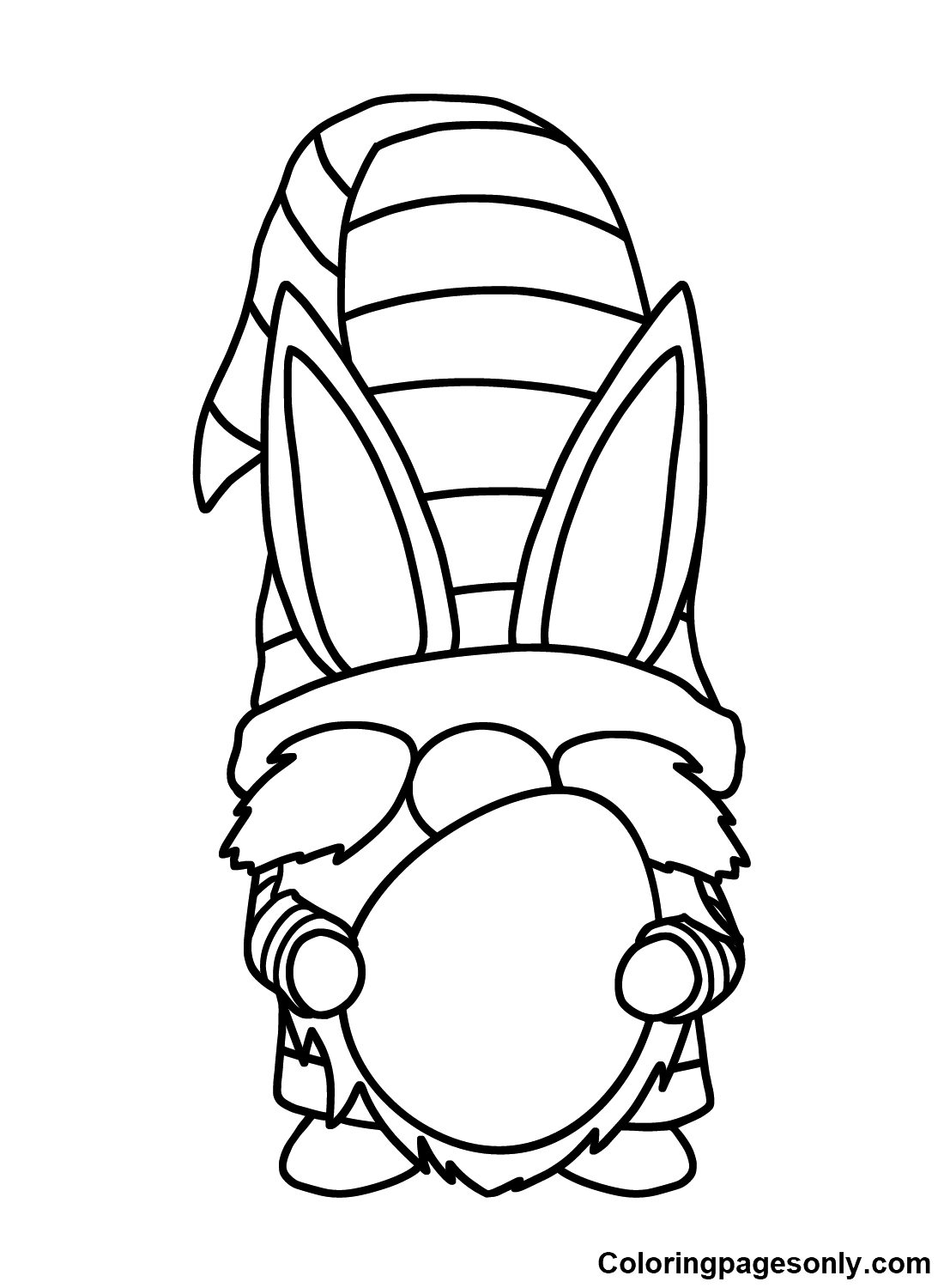 Easter Gnome Day Coloring Pages
