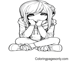 Emo Coloring Pages
