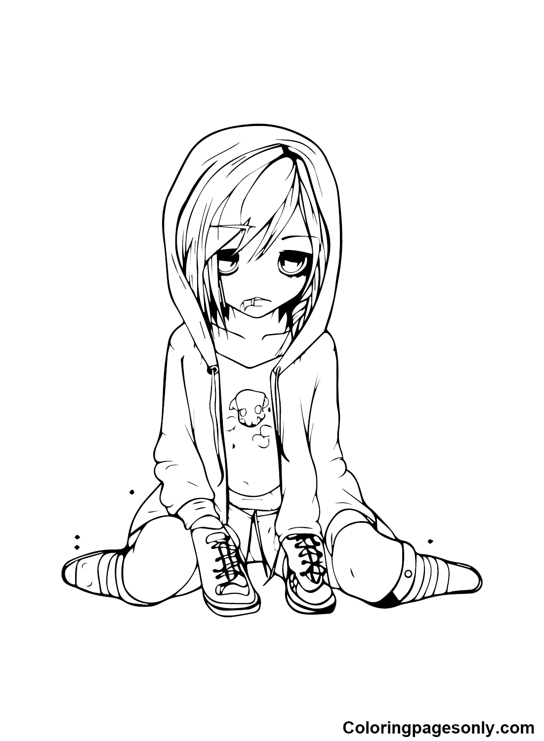 Emo Images Coloring Pages