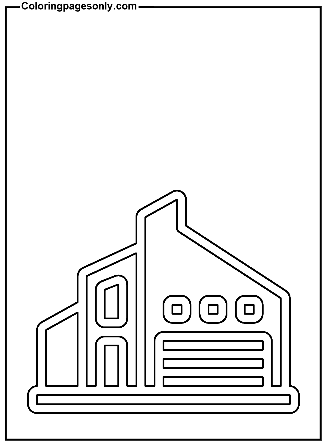 Factory Free Images Coloring Pages