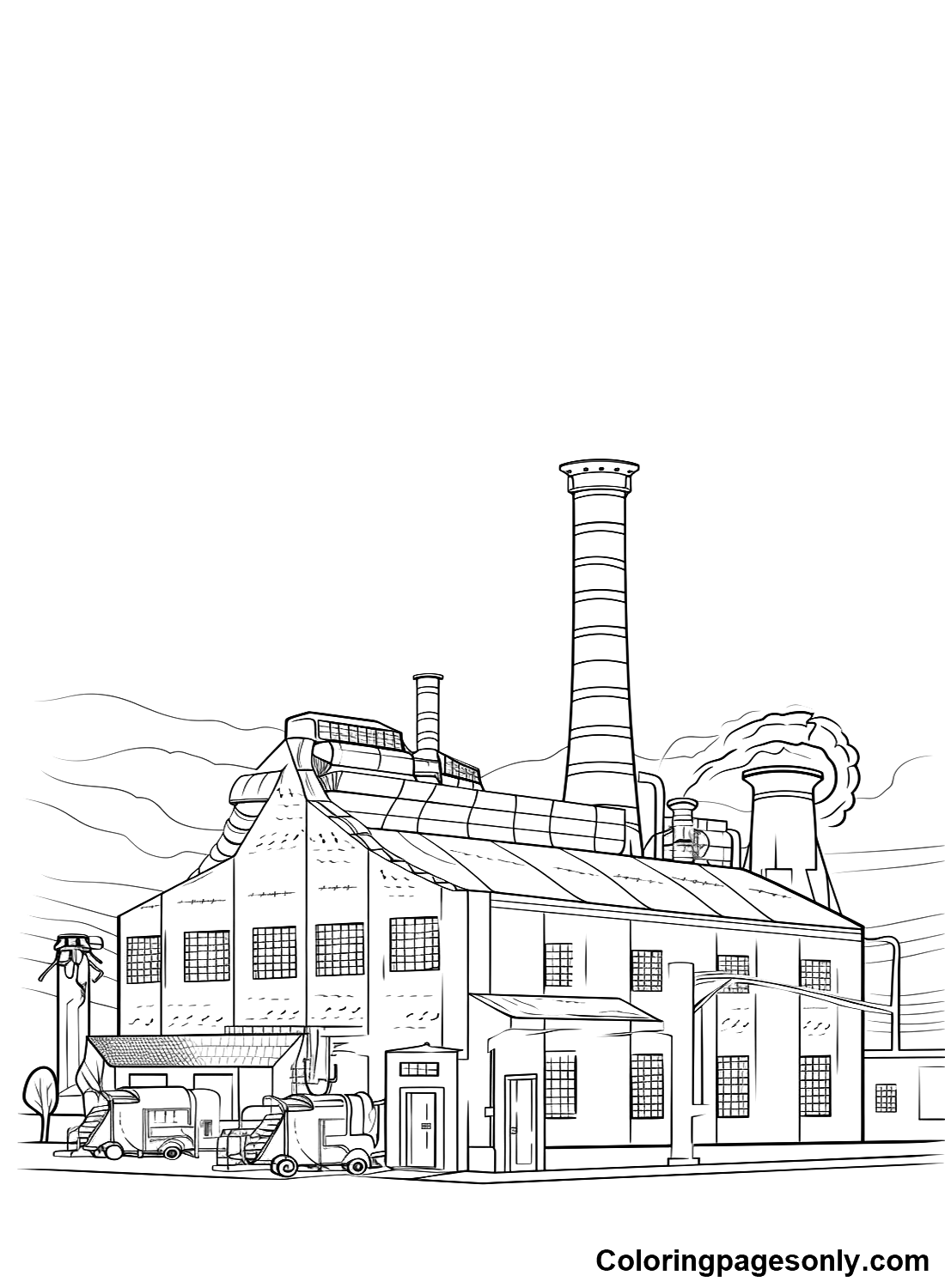 Factory Images Coloring Pages
