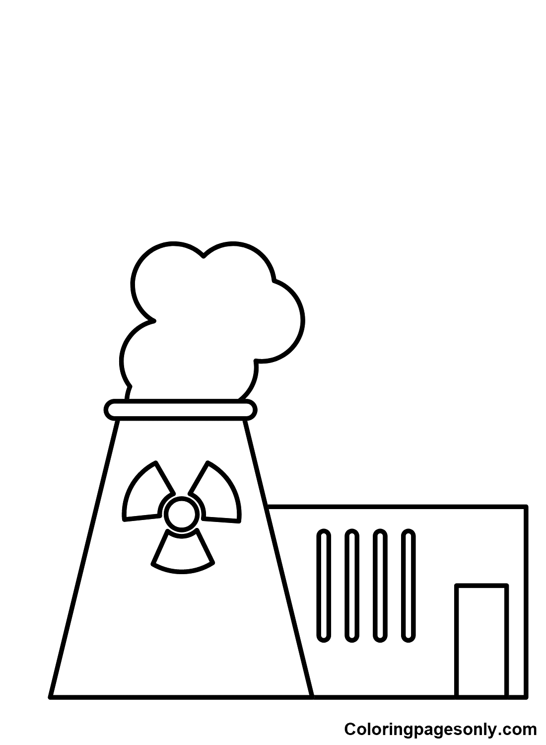 Factory to Print Coloring Pages