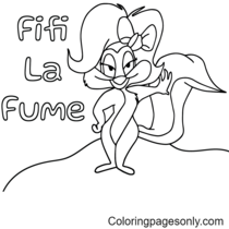 Fifi La Fume Coloring Pages