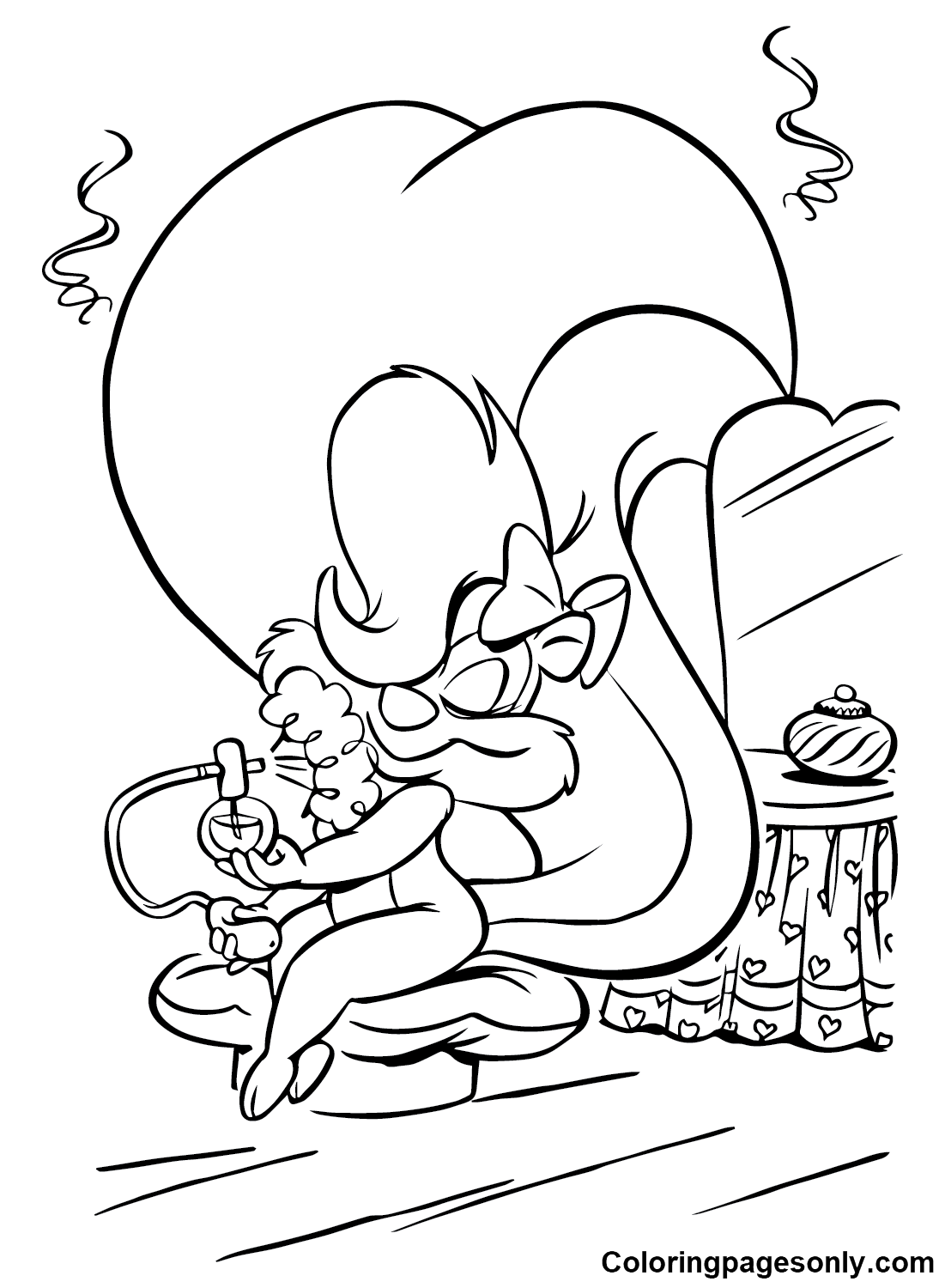Fifi La Fume to print Coloring Pages