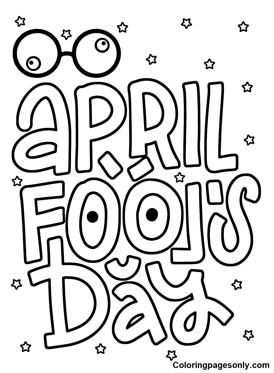 Free April Fools’ Day Coloring Pages