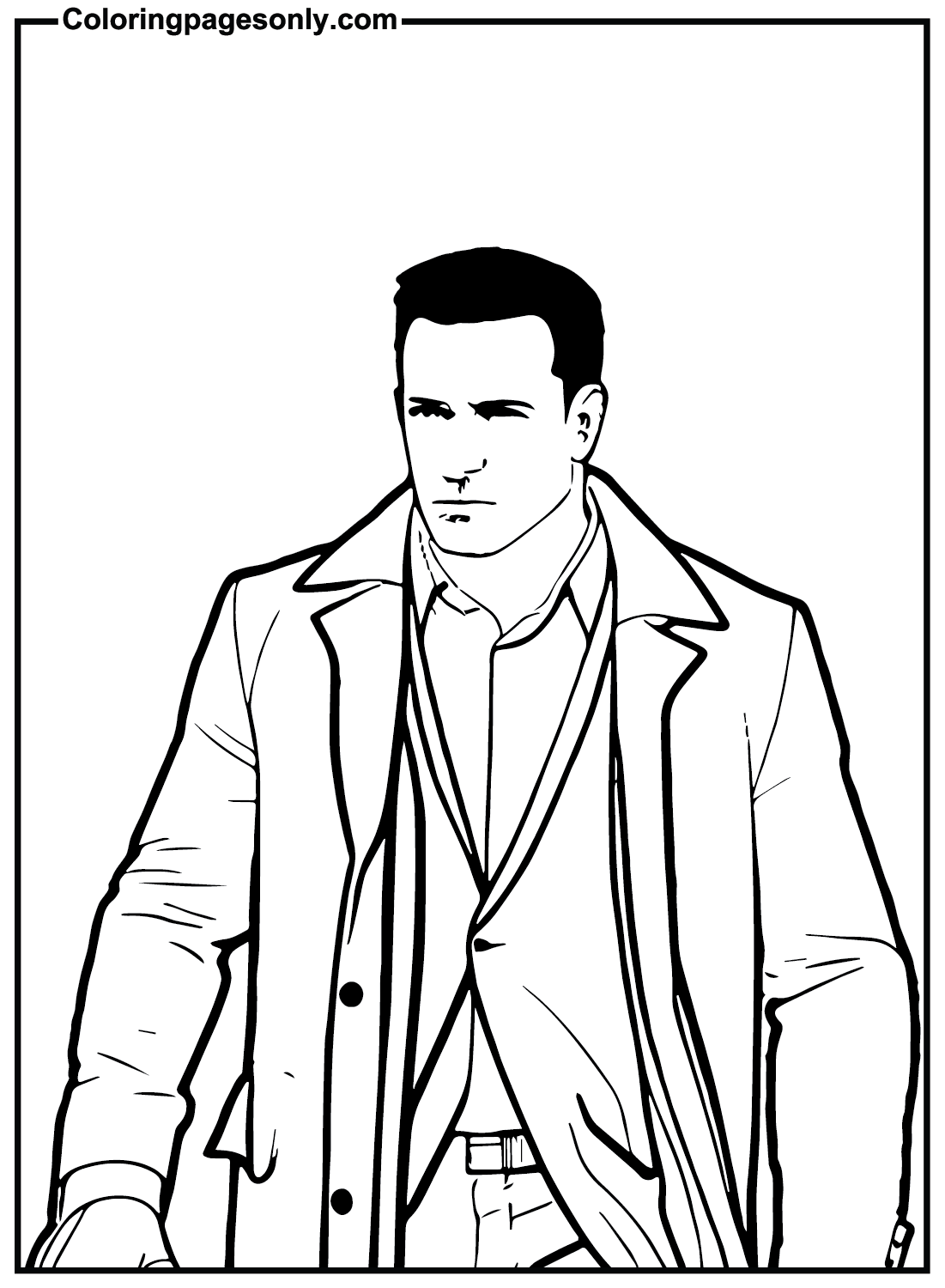 Free Printable Ben Affleck Coloring Pages