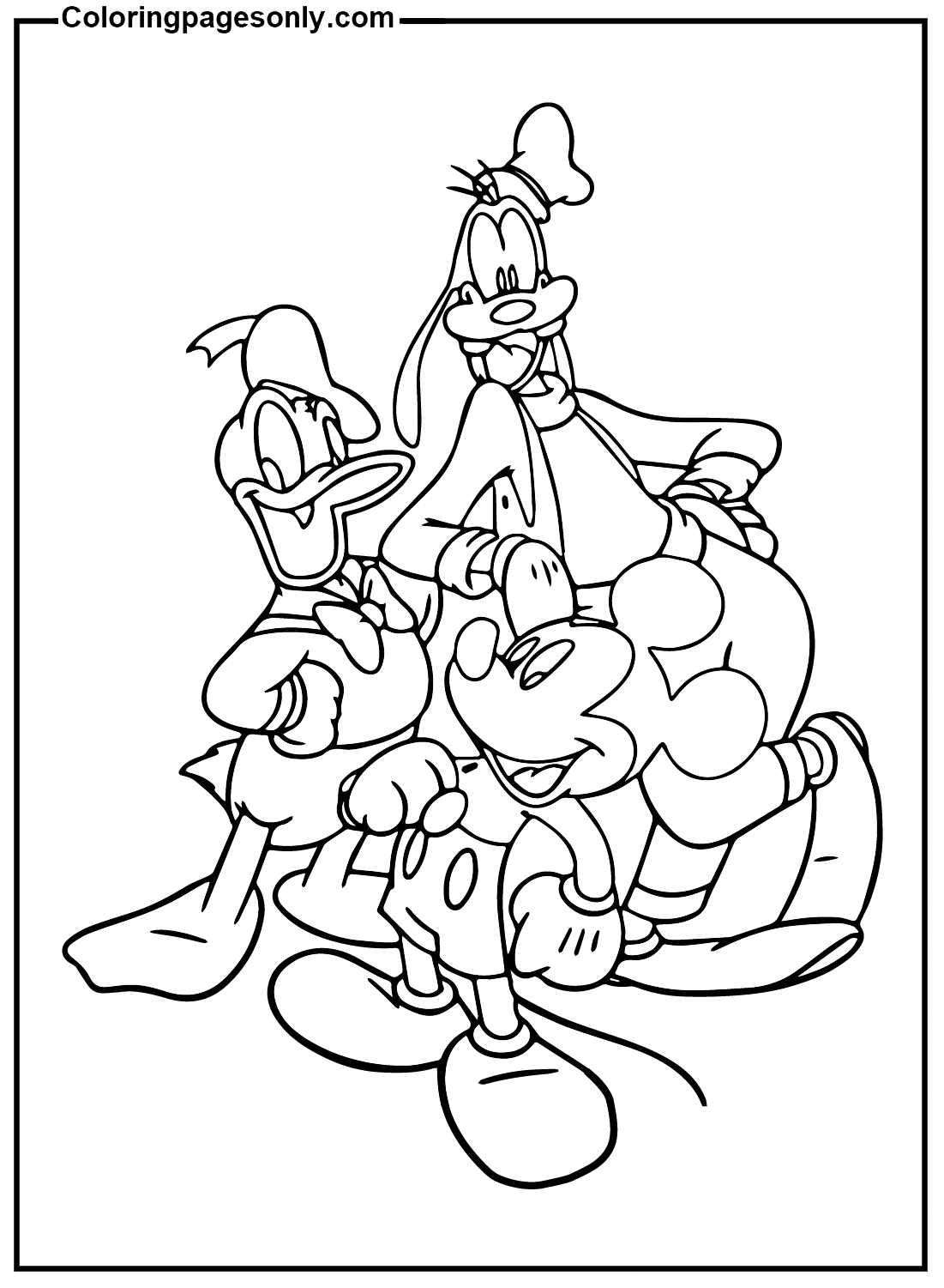 Goofy, Mickey Mouse, Donald Duck Kingdom Hearts van Kingdom Hearts