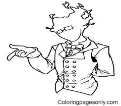 Grillby Undertale Coloring Pages