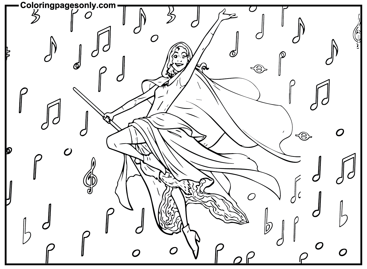 Hocus Pocus Printable Coloring Pages