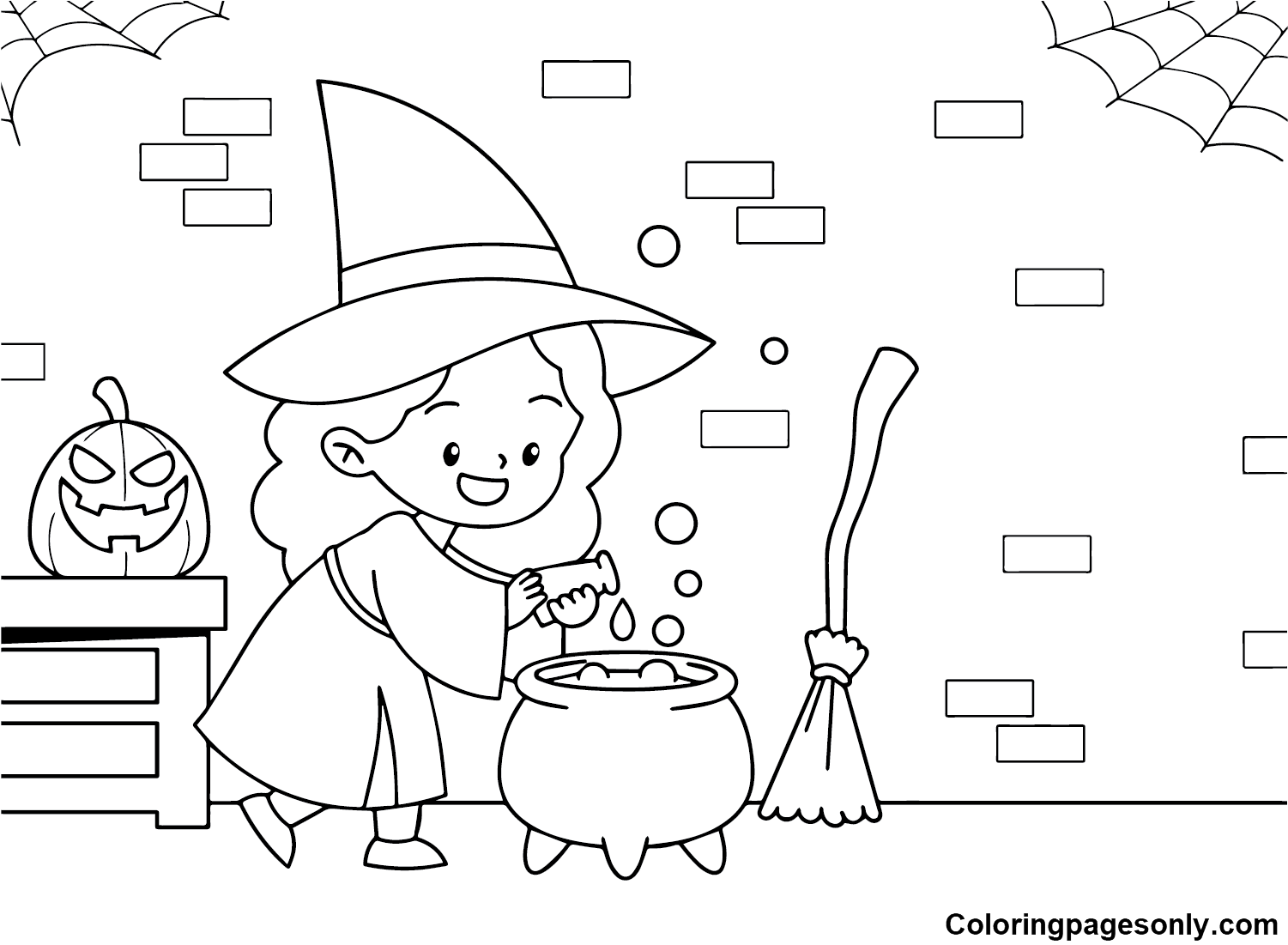 Hocus Pocus Witches Images Coloring Page