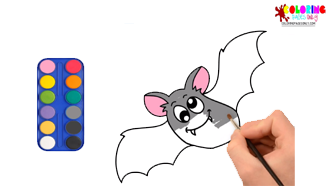 Как нарисовать летучую мышь