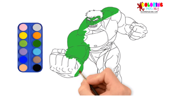 Learning to create Hulk drawing with us