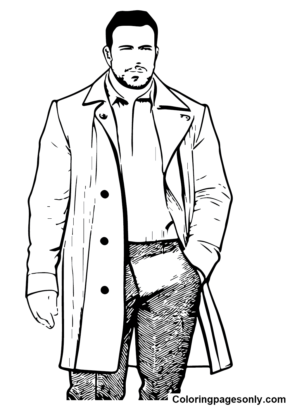 Images Ben Affleck Coloring Page