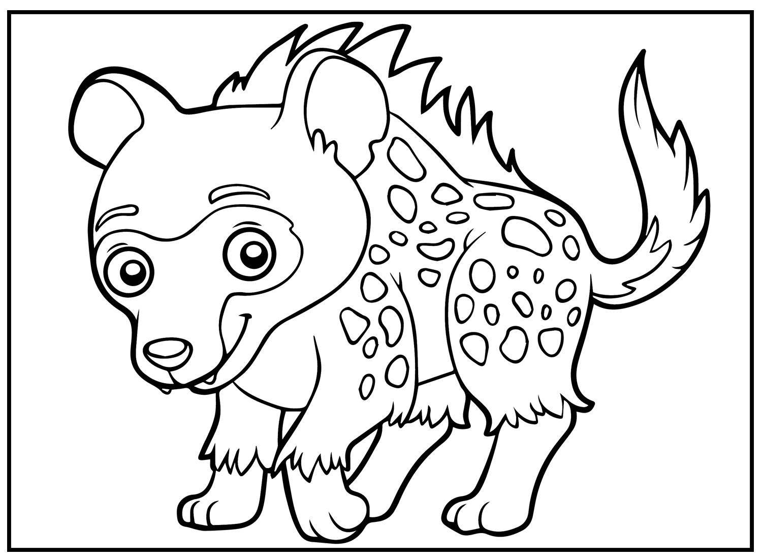 Images Hyena Coloring Pages
