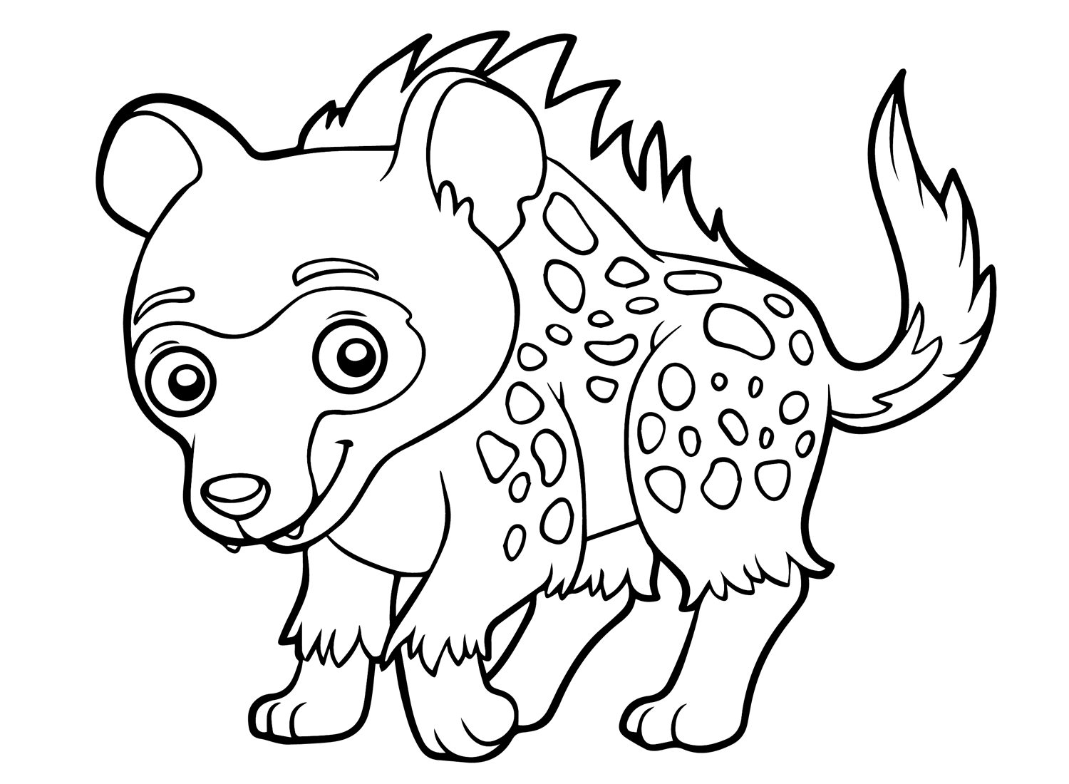 Images Hyena Coloring Pages