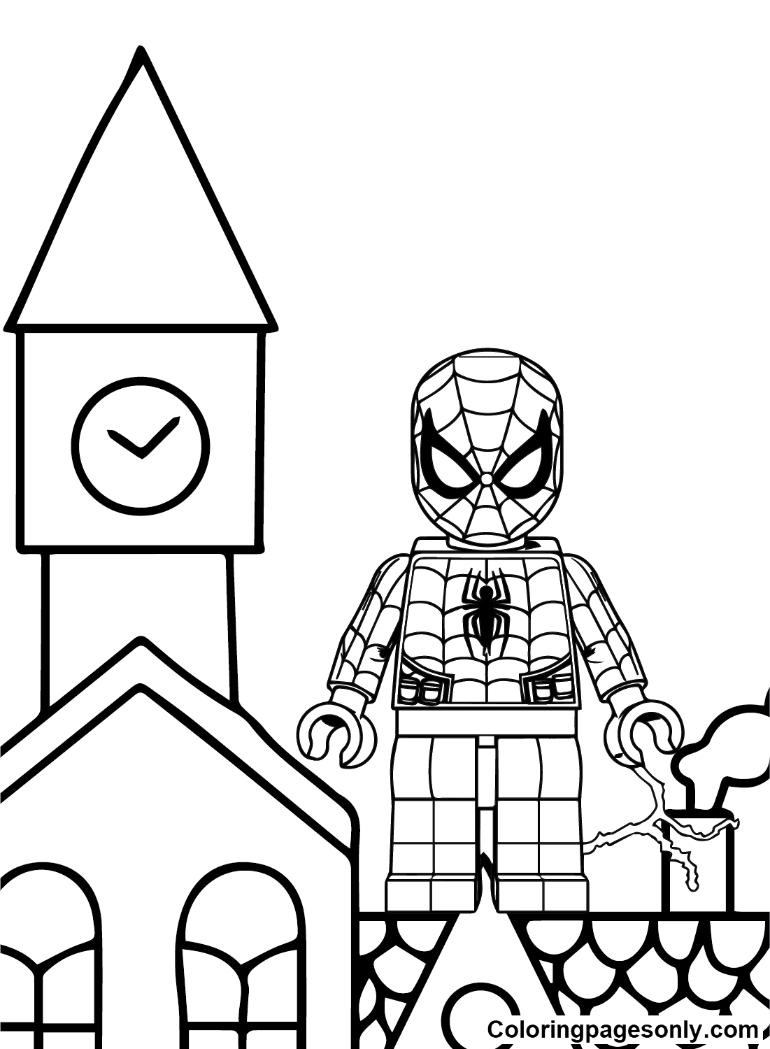 Images Lego Spiderman Coloring Pages
