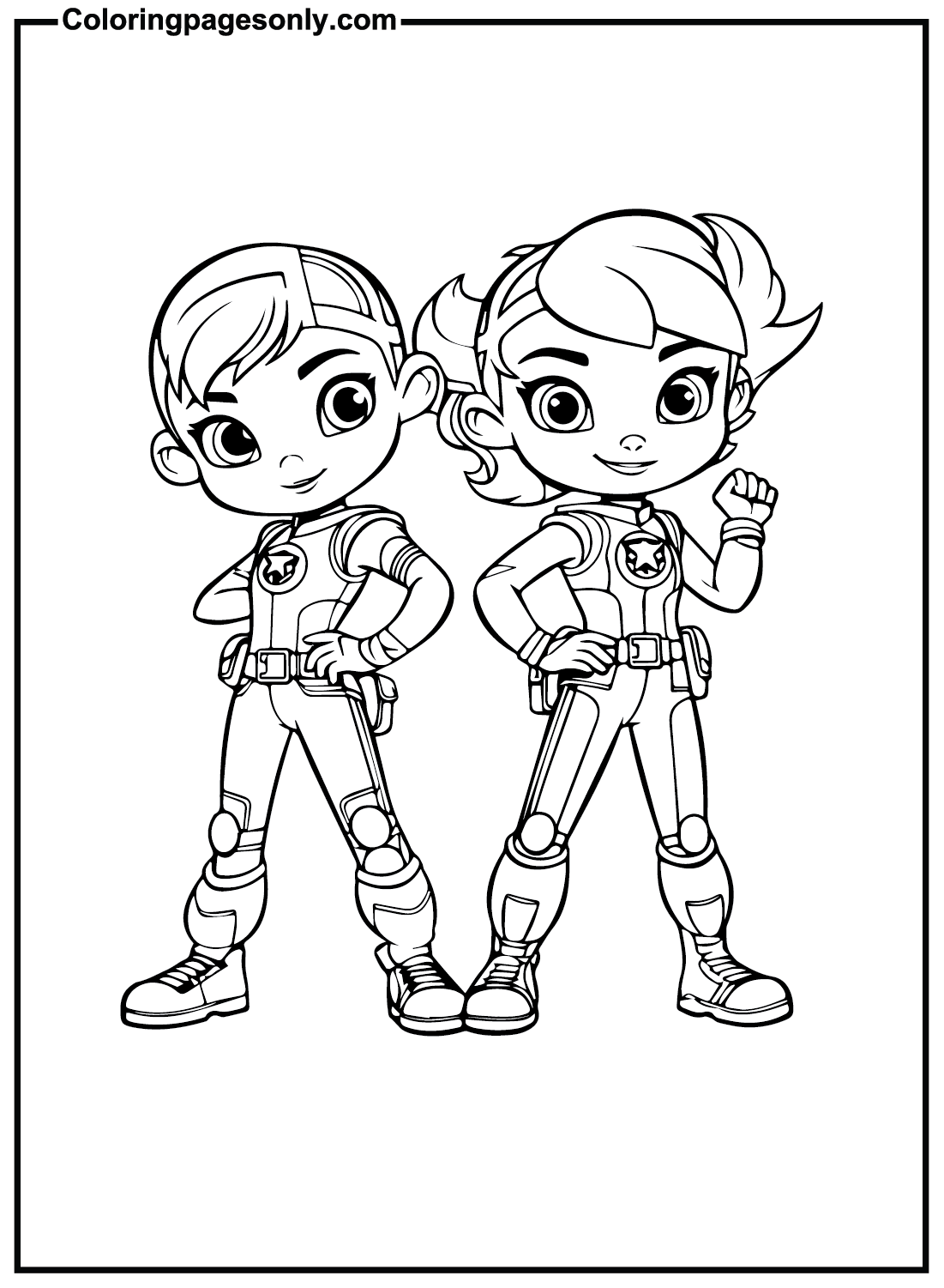 Images Rainbow Rangers Coloring Pages