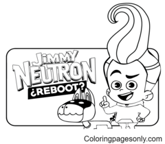 Jimmy Neutron Coloring Pages