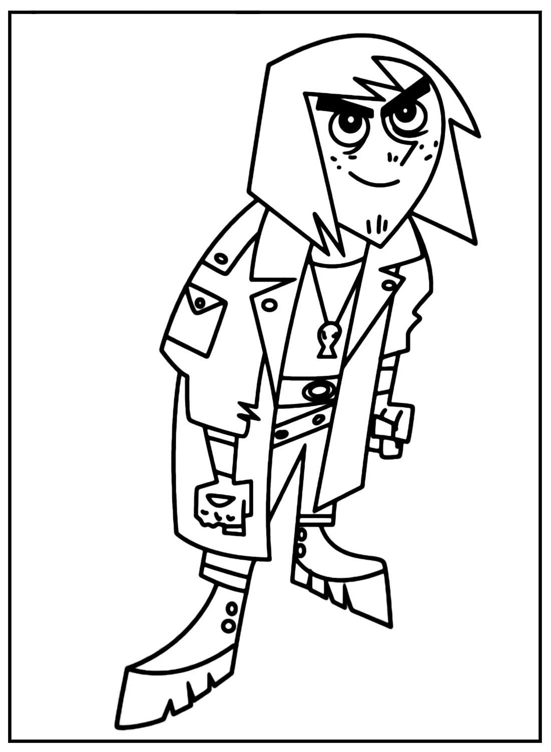 Johnny 13 From Danny Phantom Coloring Pages