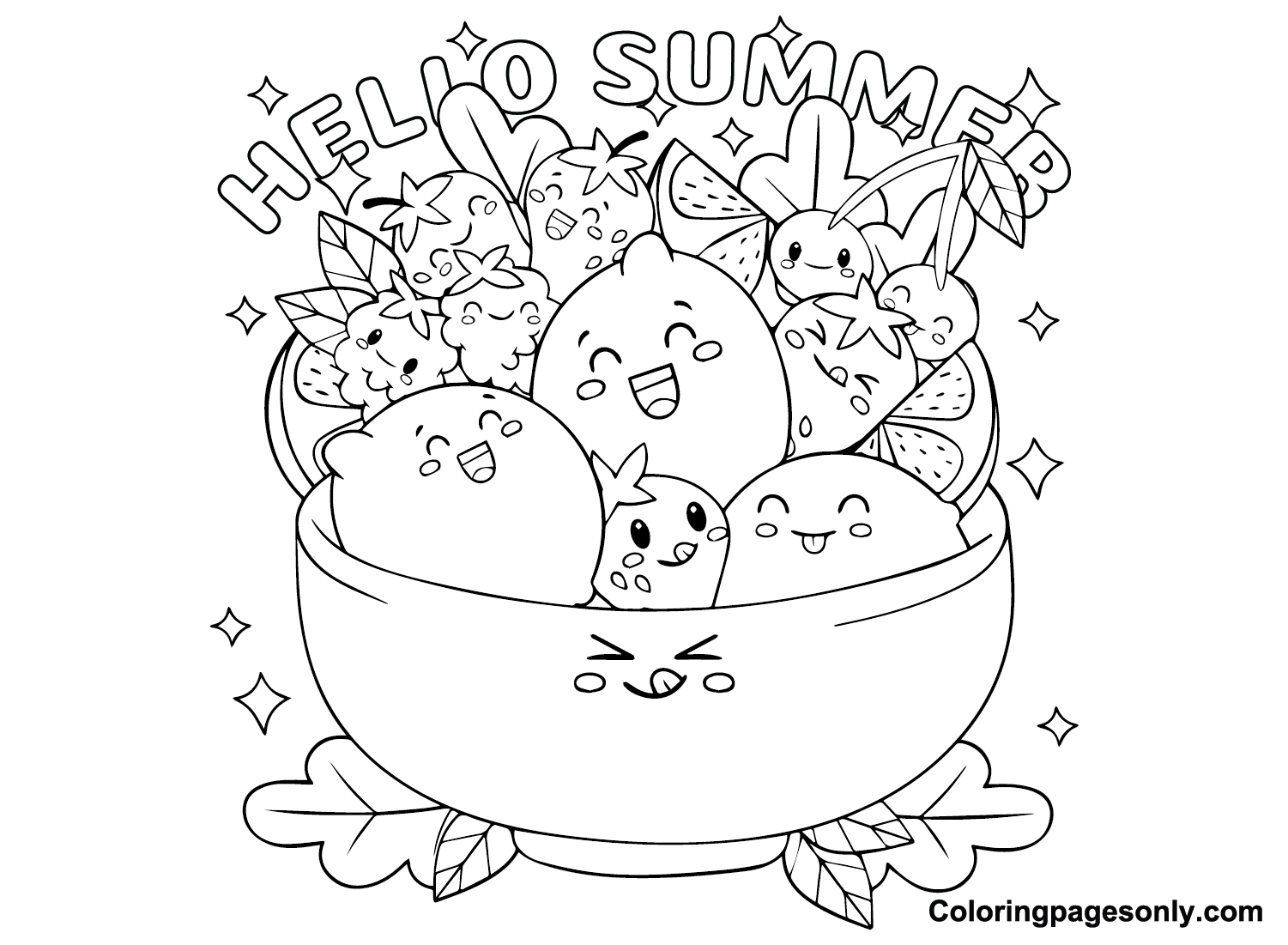 June Summers Coloring Pages