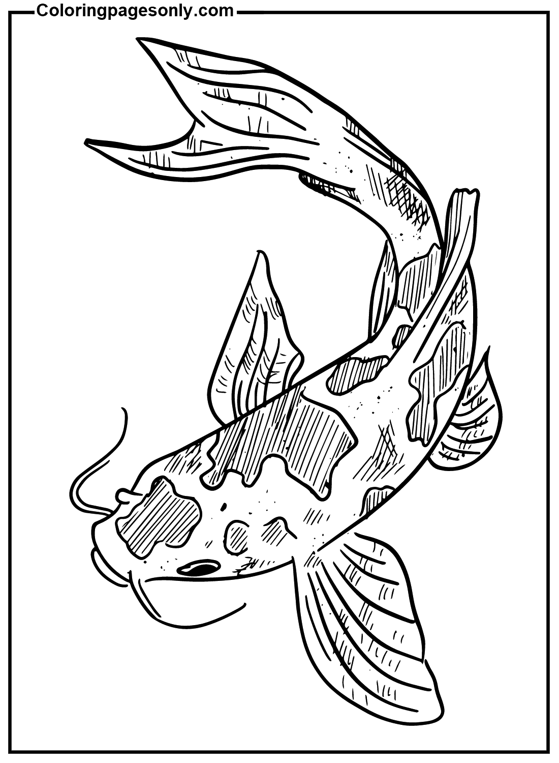 Arte de peixes Koi de Koi Fish