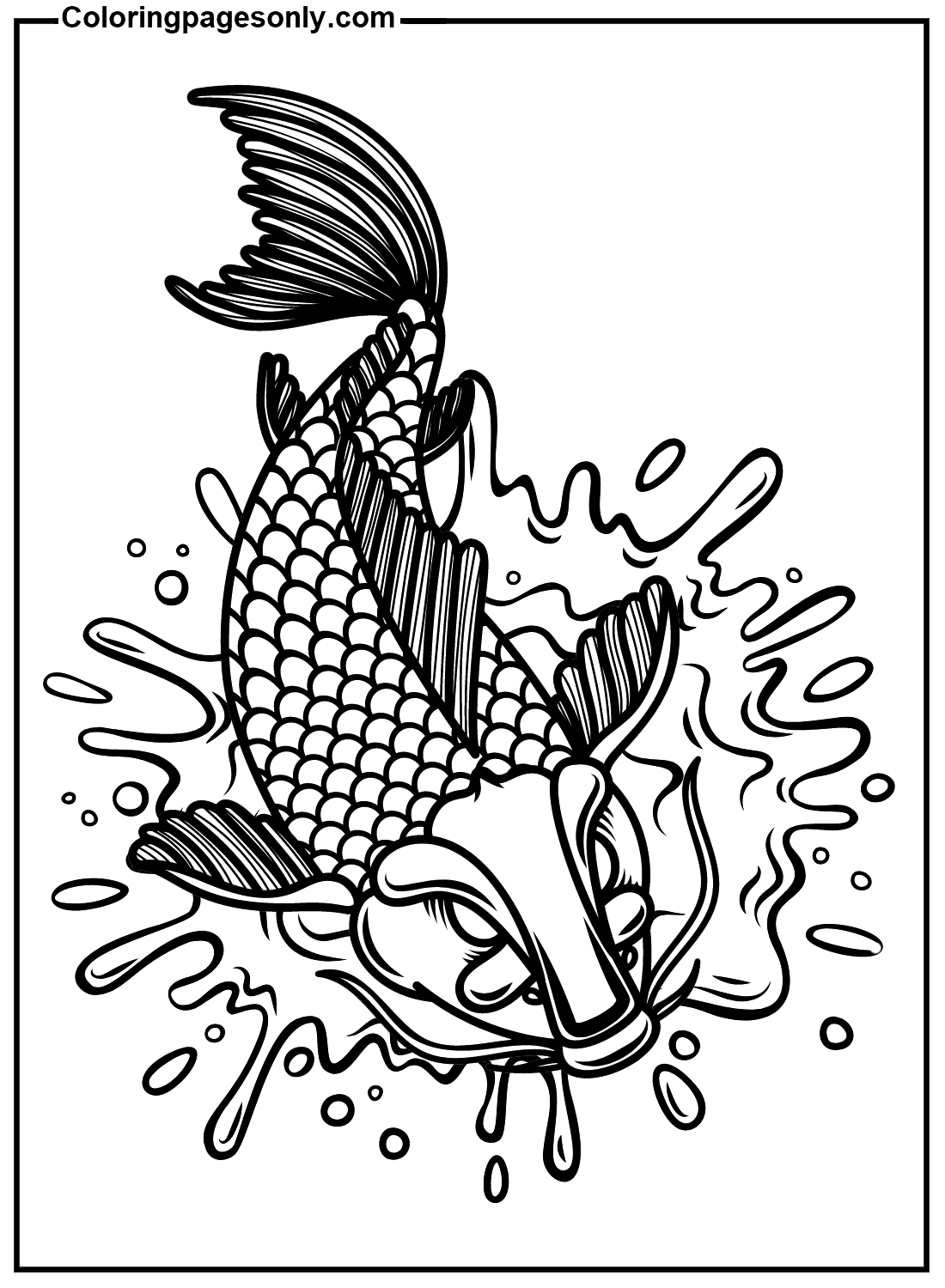 Tatuagem de peixe Koi de Koi Fish
