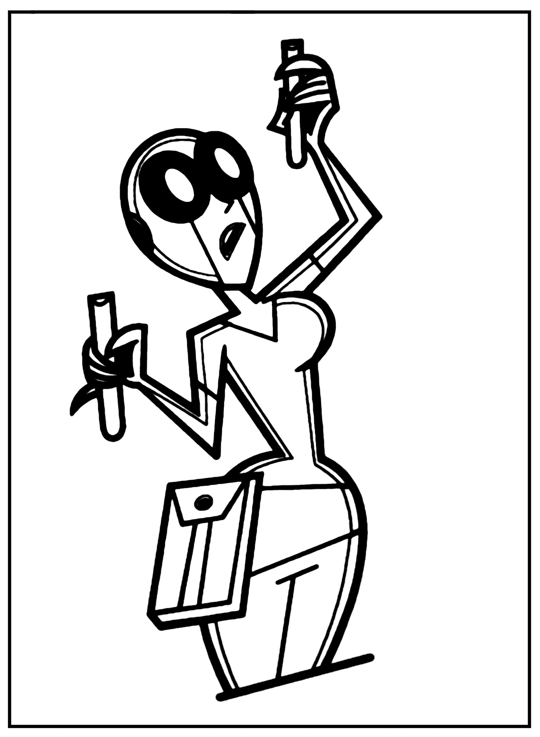 Maddie Fenton From Danny Phantom Coloring Pages