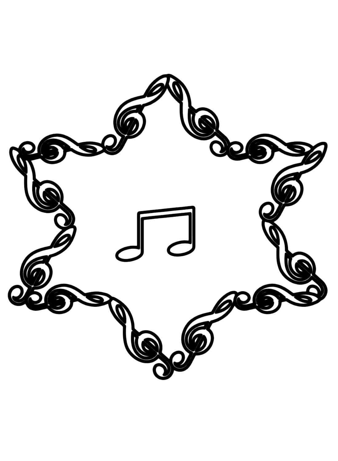 Music Notes Coloring Pages - Coloring Pages For Kids And Adults